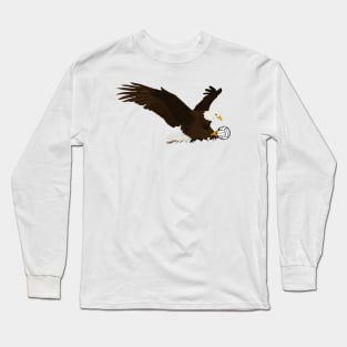 Volleyball Eagle Long Sleeve T-Shirt